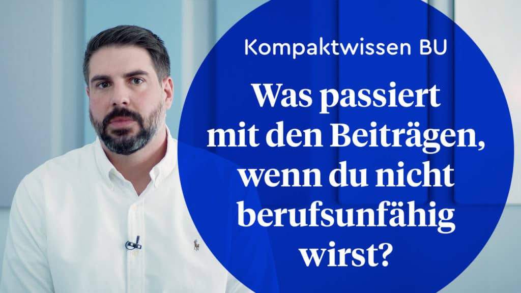 Was passiert mit den Beiträgen, wenn du nicht berufsunfähig wirst? Preview Image